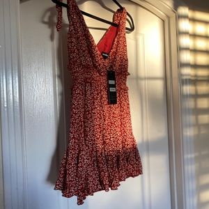 Short low cut summer dress